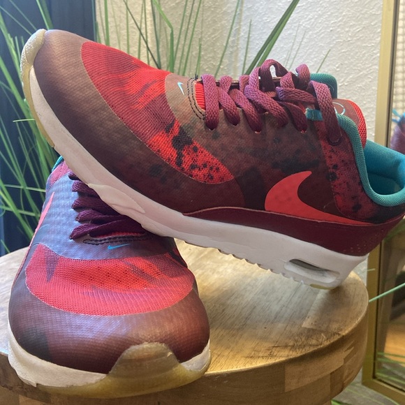 LIMITED EDITION Nike Air Max Thea Print N7 Burgundy Sneakers Women’s Size 7 - Picture 8 of 17